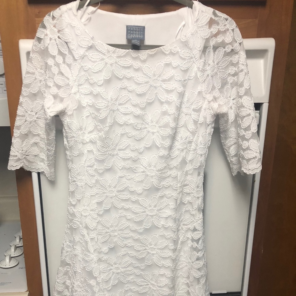 White flower dress
